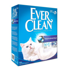 Ever Clean (Евер Клін) Multi-Crystals - Наповнювач для котячих туалетів, грудкуючий із силікагелевими кристалами без аромату 10 л
