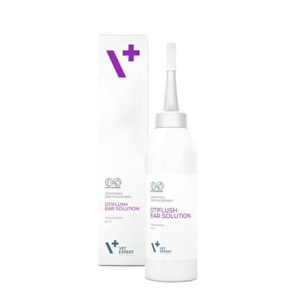 VetExpert (ВетЭксперт) Otiflush - Раствор для очистки ушей для собак и кошек 125 мл