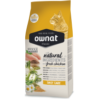 Ownat (Овнат) Classic Daily Care Chicken – Сухий корм для дорослих кішок з куркою 1.5 кг
