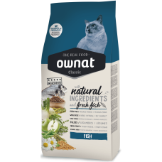 Ownat (Овнат) Classic Fish – Сухий корм для дорослих кішок з рибою 1.5 кг