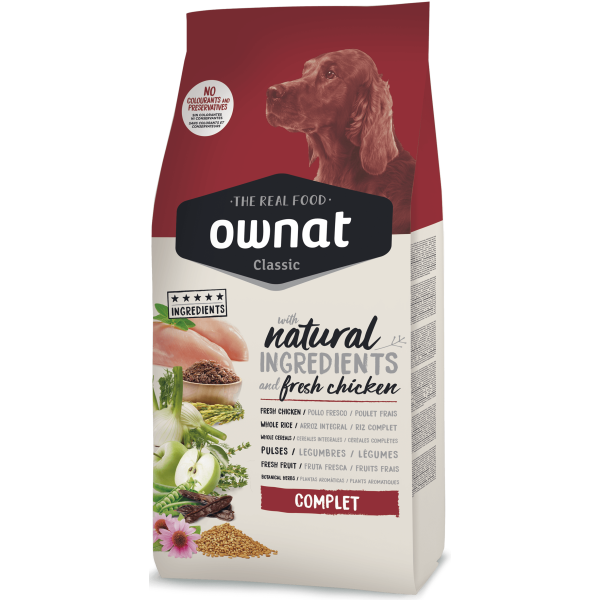 Ownat (Овнат) Classic Complete Chicken - Сухой корм для взрослых собак с курицей 4 кг