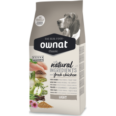 Ownat (Овнат) Classic Light Chicken - Сухий корм для дорослих собак, схильних до набору ваги з куркою 4 кг