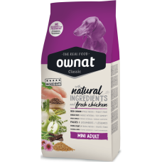 Ownat (Овнат) Classic Mini Adult Chicken - Сухий корм для дорослих собак малих та мініатюрних порід з куркою 4 кг