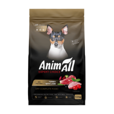 Animall (Енімал) Dog Small Breed Fresh Turkey and Lamb - Сухий корм для собак дрібних порід зі свіжою індичкою та ягням 12 кг