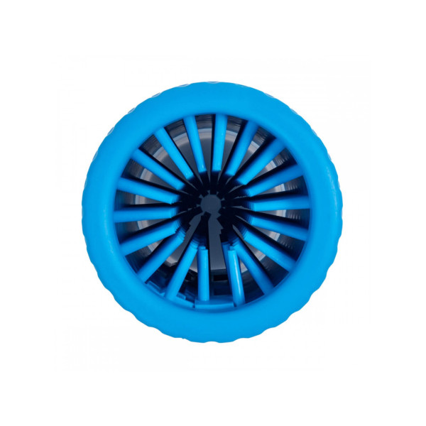 Dexas (Дексас) Mud Buster Lidded - Лапомойка голубая для собак 15 см