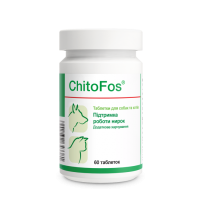 Dolfos (Долфос) Cat & Dog ChitoFos - Добавка для котов и собак любого возраста для поддержания работы почек 60 таб.