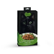 Mavsy (Мавсі) Creamy Superfood Turkey with Spinach - Кремові ласощі для котів гуляш з індички на подушці зі шпинату з алое 5х15 г