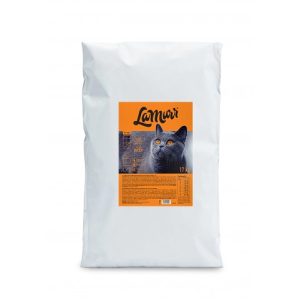 La Murr (Ля Мурр) Cat Beef - Сухой корм для кошек с говядиной 17 кг