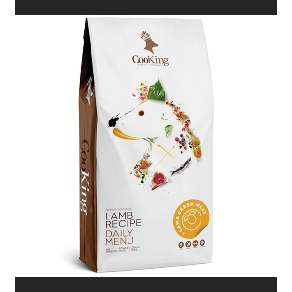 CooKing (КуКин) Dog Adult All Breed Lamb - Сухой корм для собак всех пород беззерновой с ягненком 12 кг