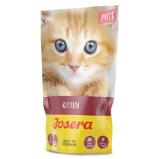 Josera (Йозера) Cat Grain Free Chicken & Salmon Oil Pate Kitten - Влажный беззерновой корм для котят паштет с мясом курицы и лососевым маслом 85 г
