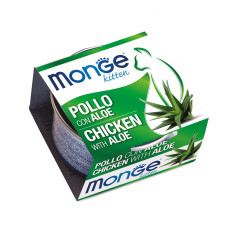 Monge (Монж) Fruits Cat Chicken & Aloe Kitten - Вологий корм для кошенят з м’ясом курки та алое 80 г