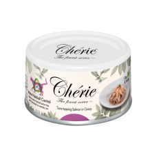 Cherie (Чері) Cat Grain Free Tuna & Salmon Hairball All Life Stages - Вологий беззерновий корм для котів будь-якого віку для виведення грудок шерсті шматочки в соусі з м’ясом тунця та лосося 80 г