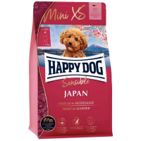 Happy Dog (Хепи Дог) Trout & Seaweed Sensible Japan Adult Mini & X-Small - Сухой корм для взрослых собак мелких и миниатюрных пород с мясом форели и водорослями 300 г