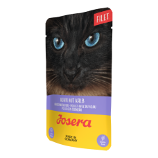 Josera (Йозера) Cat Grain Free Chicken & Veal Filet Adult - Влажный беззерновой корм для взрослых котов филе с мясом курицы и телятины 70 г