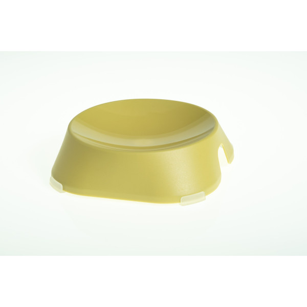 Fiboo (Файбо) Flat Bowl Yellow - Миска для животных плоская желтая 50 мл