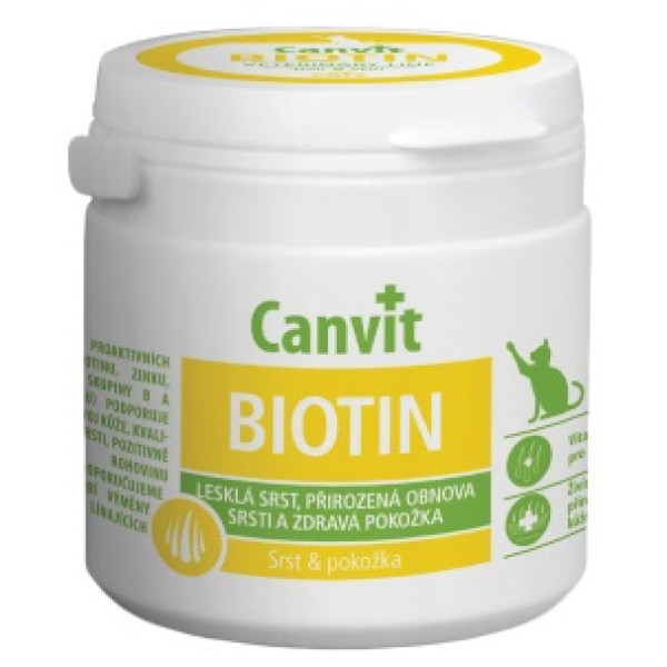 Canvit (Канвит) Biotin For Сats - Витамины для кожи, шерсти и когтей кошек 0.1 кг