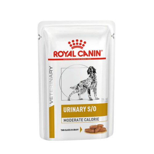 Royal Canin (Роял Канін) Dog Urinary S/O Moderate Calorie Pouches Adult Chicken & Pork - Вологий лікувальний корм для дорослих собак схильних до надмірної ваги при захворюванні сечовивідних шляхів з куркою та свининою 100 г