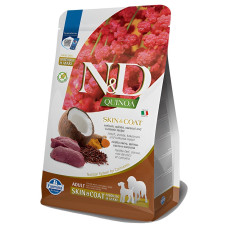 Farmina (Фарміна) Dog Grain Free N&D Quinoa Skin & Coat Venison & Coconut Adult Medium & Maxi - Сухий беззерновий корм для дорослих собак середніх і великих порід з олениною і кокосом 7 кг