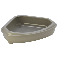 Moderna (Модерна) Corner Tray - Кутовий туалет з бортиком для котів 55х45х14 см