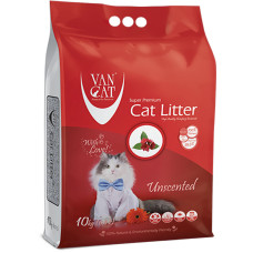 Van Cat (Ван Кет) Natural Classic - Наповнювач для котячих туалетів класичний без запаху 10 кг