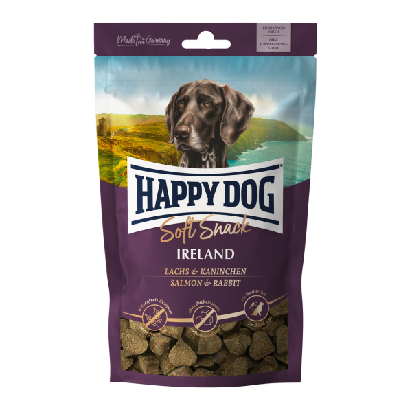 Happy Dog (Хэппи Дог) Soft Snacks Ireland - Лакомство для собак мягкие со вкусом лосося и кролика 100 г