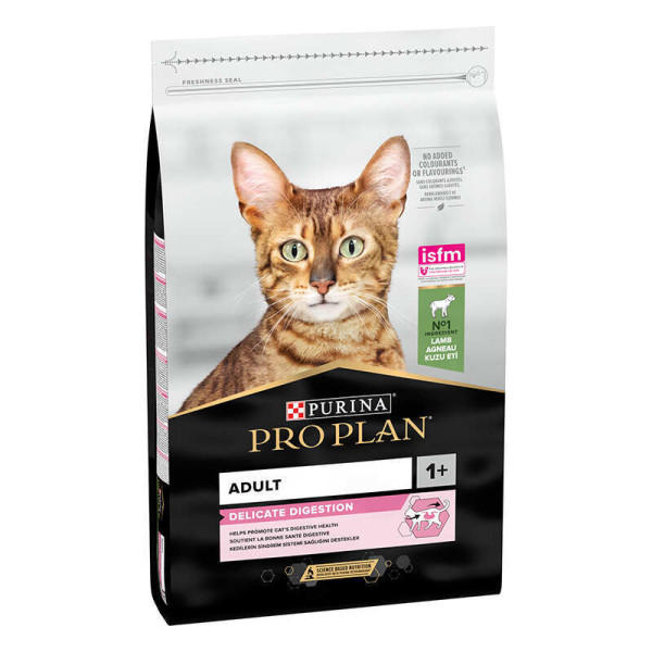 Purina Pro Plan (Пуріна Про План) DeliCate Lamb - Сухий корм для котів з чутливим шлунком з ягням 1.5 кг