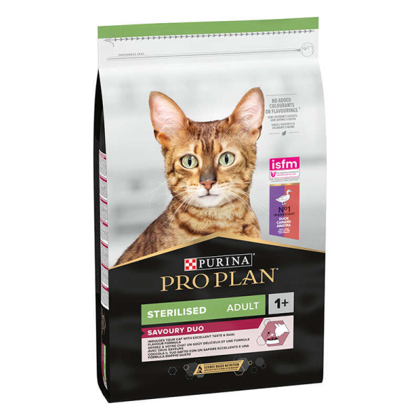 Purina Pro Plan (Пуріна Про План) Sterilised Duck with Liver - Сухий корм для стерилізованих кішок з качкою та печінкою 1.5 кг