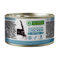 Nature's Protection (Нейчер Протекшн) Kitten Starter Mousse Chicken - Влажный корм для котят и кормящих кошек мусс с курицей 200 г