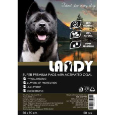 Landy (Ленді) - Пелюшки з активним вугіллям для собак та котів 60х90 см 60 шт.