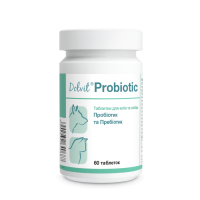 Dolfos (Долфос) Cat & Dog Dolvit Probiotic - Добавка для взрослых котов и собак с пробиотиком и пребиотиком для ухода за кишечником 60 таб.