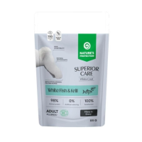 Nature\'s Protection (Натур Протекшн) Superior Care Dog Grain Free White Fish & Krill White Adult All Breeds - Влажный беззерновой корм для взрослых собак всех пород с белым окрасом шерсти с мясом белой рыбы и криля 85 г
