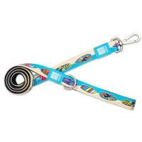 Max & Molly (Макс Молли) Short Leash Aloha M - Поводок короткий для собак с принтом алоха