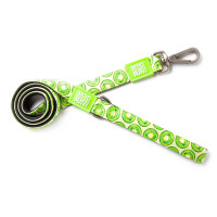 Max & Molly (Макс Молли ) Short Leash Kiwi S - Поводок короткий для собак с принтом киви