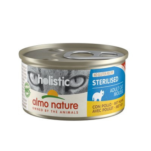 Almo Nature (Альмо Натюр) Cat Sterilised Chicken - Влажный корм для стерилизованных кошек с курицей 85 г