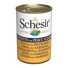 Schesir (Шезір) Cat Tuna&Pilchards in Jelly - Вологий корм для котів з тунцем та сардиною в желе 140 г
