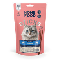 Home Food (Хоум Фуд) Cat Grain Free Shrimp Meat Strips All Life Stages - Лакомство беззерновое для котов всех возрастов мясная соломка с креветками 40 г