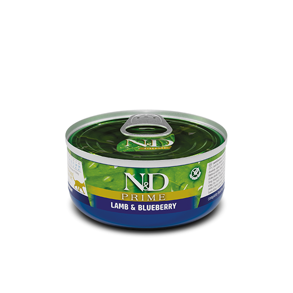 Farmina Grain Free N&D Prime Lamb & Blueberry Adult - Влажный беззерновой корм для взрослых котов с ягненком и черникой 70 г