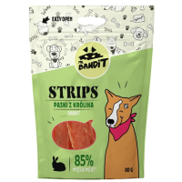 Mr. Bandit (Мр. Бандит) Dog Strips Rabbit - Лакомство для собак стрипсы из кролика 80 г