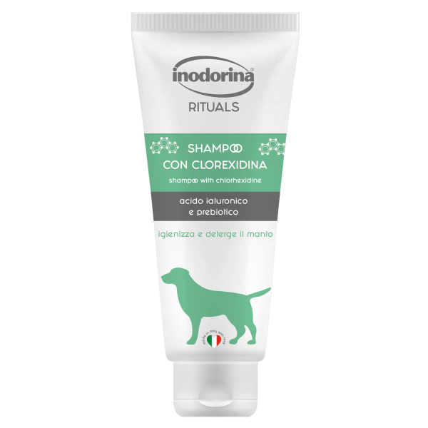 Inodorina (Инодорина) Shampoo Rituals Dog Clorexidina - Шампунь для собак с хлоргексидином 250 мл