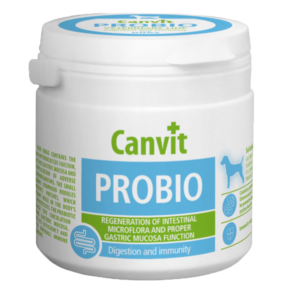 Canvit (Канвит) Probio for Dogs - Витаминный комплекс для собак для восстановления кишечной микрофлоры, поддержания иммунитета и здорового пищеварения 100 г