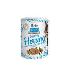 Brit (Бріт) Care Cat Snack Superfruits Herring - Ласощі для котів з оселедцем, 100 г