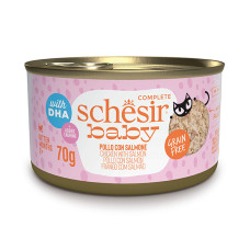 Schesir (Шезір) Baby Kitten Chicken&Tuna - Вологий корм для кошенят з куркою та тунцем в бульйоні 70 г