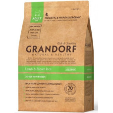 Grandorf (Грандорф) Lamb & Brown Rice Adult Mini - Сухий гіпоалергенний корм для собак малих порід з ягнятком 1 кг
