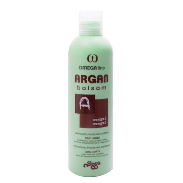 Nogga (Ногга) Omega Line Argan Balsam For Adult Cat & Dog - Бальзам для взрослых котов и собак длинношерстных пород увлажняющий с маслом арганы 5 л