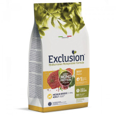 Exclusion (Эксклюжн) Dog Adult Beef Medium Breed - Сухой корм для взрослых собак средних пород с мясом говядины 3 кг
