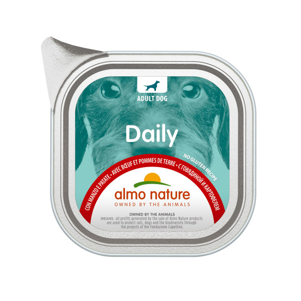 Almo Nature (Альмо Натюр) Daily Dog Beef & Potatoes - Влажный корм для собак с говядиной и картофелем 100 г