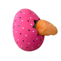 Misoko (Мисоко) Dog Toy Egg Pink - Игрушка для собак яйцо латекс розовая 11.5 см