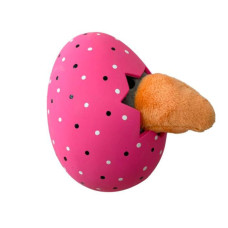 Misoko (Мисоко) Dog Toy Egg Pink - Игрушка для собак яйцо латекс розовая 11.5 см