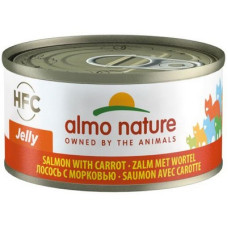 Almo Nature (Альмо Натюр) HFC Cat Jelly Salmon and Carrots - Вологий корм для котів з лососем та морквою в желе 70 г