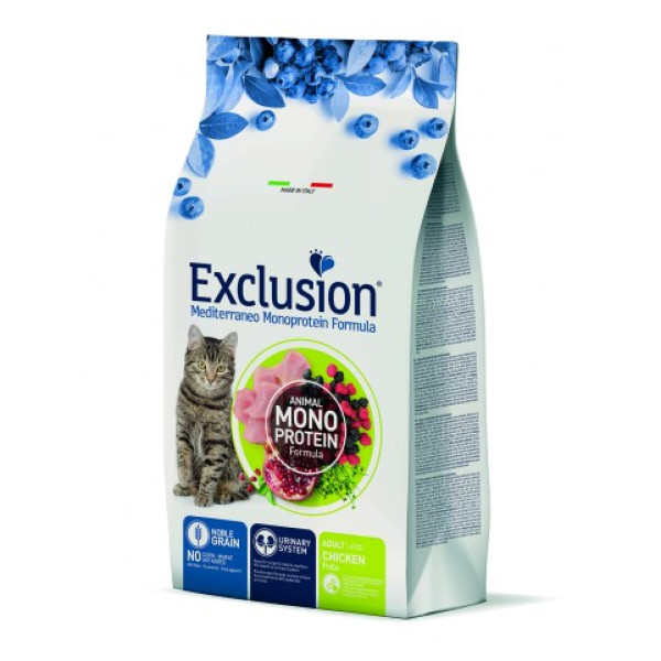 Exclusion (Эксклюжн) Cat Adult Chicken - Сухой корм для взрослых котов с мясом курицы 300 г
